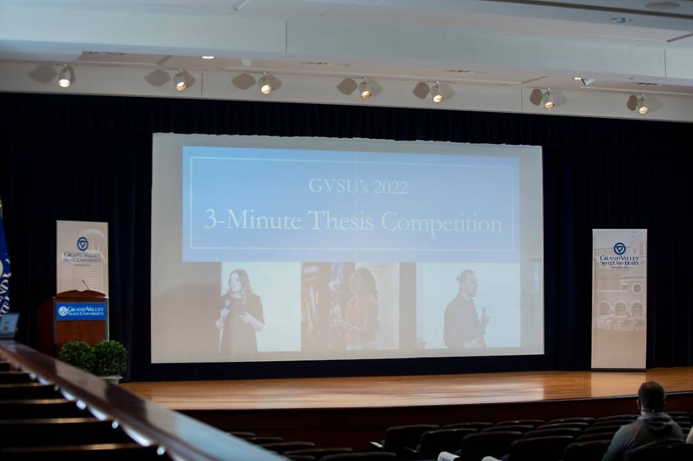 The 2022 GVSU 3-Minute Thesis (3MT) Competition